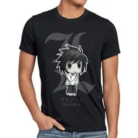 style3 Print-Shirt Herren T-Shirt L Kira note notizbuch anime manga yagami death shinigami