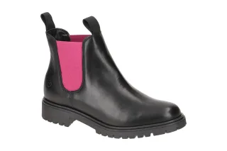 Tamaris 1-25070-41 052 Damen Stiefeletten Schwarz + Pink bequem & robust