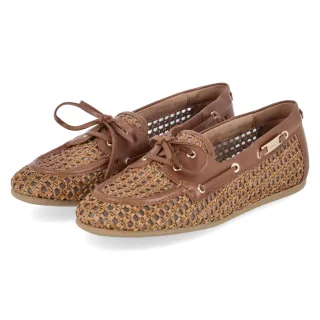 Tamaris Bootsschuhe  Braun - Gr. 41 -  Textil und Synthetik