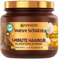 GARNIER Haarkur Garnier Wahre Schätze 1-Minute Haarkur Argan & Camelia-Öl