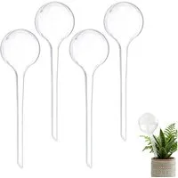 relaxdays Tropfer 8 x Bewässerungskugeln transparent, (4-tlg)