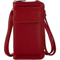 EAAKIE Umhängetasche Handytasche zum Umhängen Portemonnaie Damen Geldbörse Umhängetasche, als Schultertasche, CrossOver, Umhängetasche tragbar