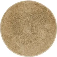 Andiamo Badematte Florida, Höhe 23 mm, rutschhemmend beschichtet, schnell trocknend, fußbodenheizungsgeeignet, Polyester, rund, Uni Farben, besonders weich, auch als 2er Set erhältlich
