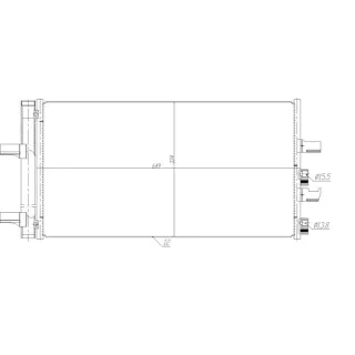 NRF Klimakondensator + Trockner BMW 1er 2er X1 X2 Mini Mini 350474