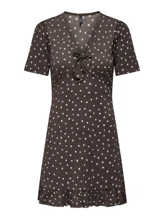 ONLY - ONLMOLLY S/S V-NECK DRESS JRS Shopping Bag - Gr. - S