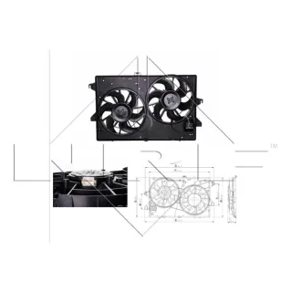 NRF K?hlerl?fter Ford Cougar Mondeo 1 2 3