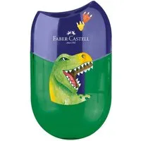 Faber-Castell Anspitzer Faber-Castell Doppelanspitzer Dinosaurier mit Dose
