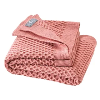 Disana Waben-Strickdecke 80x100 cm softpink