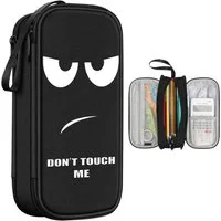 Fintie Federmäppchen Federtasche - Große Kapazität Mäppchen mit 3 Fächer Stiftetasche, Schlamperbox Bleistifttasche Schulmäppchen für Schule & Büro