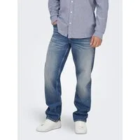 ONLY & SONS Straight-Jeans ONSEDGE PERFORMANCE LB 3816 DOT DNM NOOS Baumwollmischung, straight fit