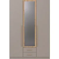 Wimex Kleiderschrank Marburg erhältlich in den Breiten 135cm & 180cm inkl. Spiegel und zwei Schubladen