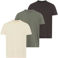 Man's World T-Shirt neue Farben! Preis-Leistungs Bestseller! Auch in Großen Größen (3er-Pack) aus Baumwolle, angenehmer Tragekomfort, hochwertige Verarbeitung