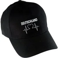 multifanshop Baseball Cap Deutschland - Herzschlag - Mütze
