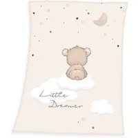 Babydecke Little dreamer Soft-Peachdecke 75/100 cm Kuscheldecke, Herding, Kinder Kuscheldecke Babydecke