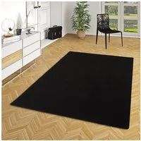 Snapstyle Veloursteppich Basic Velours Teppich Carla, Eckig, Höhe: 7 mm