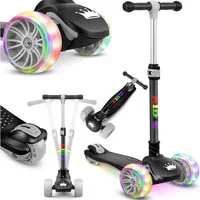KIDIZ Cityroller, Roller Kinder Scooter X-Pro2 Dreiradscooter mit PU LED Leuchten