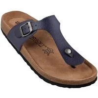 Biosoft Comfort & Easy Walk Biosoft Herren Sandalen Zehentrenner Leder Optik Größe 43 - 47 DAVID Sandale