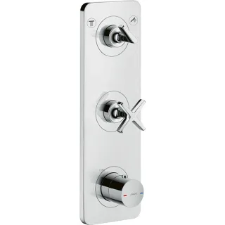 hansgrohe Axor Citterio E Fertigmontageset 36703000 Unterputz-Thermostatmodul 380x120mm, mit Platte, chrom