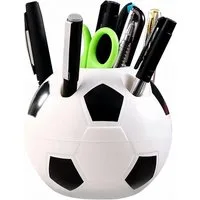 FOUORTUNATE-BEE Organizer Fußball Stiftehalter für Schreibtisch, ideal für Schule & Büro (1 St), Stiftebox im Fußball-Design, Geschenk für Schule und Geburtstag