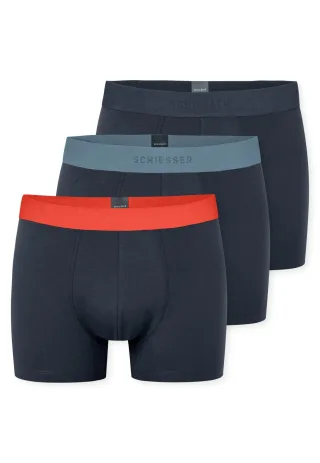 SCHIESSER - 3PACK Shorts sortiert 9 - Gr. - 6