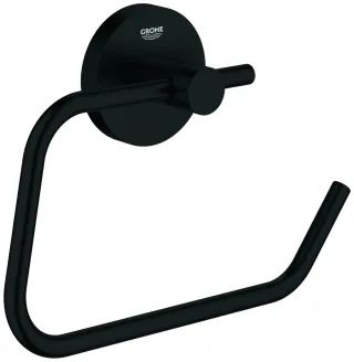GROHE WC-Papierhalter Essentials 102472 ohne Deckel Metall matt black, 1024722430 1024722430