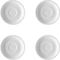Thomas Porzellan Untertasse Thomas Trend Weiss Kaffeeuntertasse Ø 14 cm 4er Set