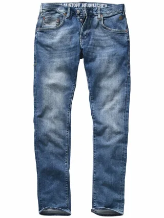 Herrlicher Herren Jeans Trade Retro Marvel Blau 99 % Baumwolle (davon 20 % recycelt), 1 % Elasthan