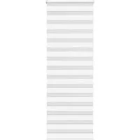 Rollo Doppelrollo Weiß 70x200 cm Stoffbreite 65,9 cm Polyester, vidaXL