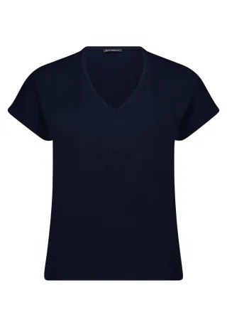 Betty Barclay - Strukturshirt dunkelblau - Gr. - 42