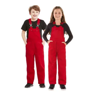 Latzhose für Kinder, rot