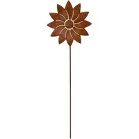 Rostikal Gartenstecker Rost Deko Blumen Edelrost Gartendeko Echter Rost