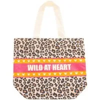 Zwillingsherz Tragetasche, Stofftasche mit Henkel, bunter Mustermix