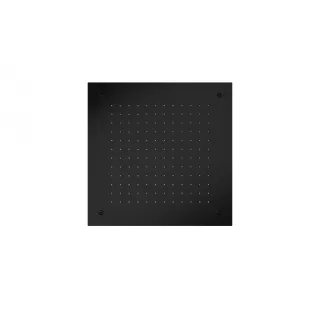 Herzbach deep black Deckeneinbau-Regenbrause 380 eckig sz, Schwarz matt, 23.638000.2.12 23.638000.2.12