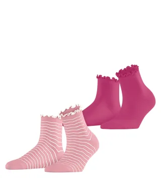 ESPRIT socks & tights - Esprit Wavy Line 2-Pack Damen sortiment - Gr. - 40.5