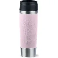 Emsa Thermobecher Travel Mug Classic, mit 360°-Trinköffnung, auslaufsicher, rutschfest, Edelstahl, Kunststoff, Silikon, 4h heiß, 8h kalt - 360 ml / 6h heiß, 12h kalt - 500 ml, 100% dicht