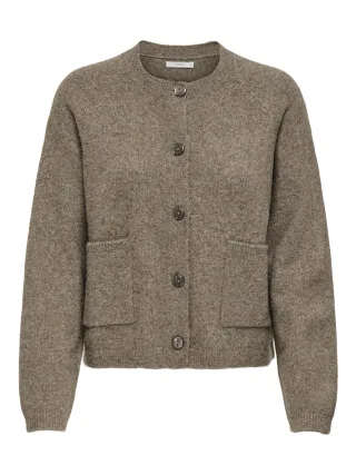 ONLY - ONLPIEMONTE L/S CARDIGAN KNT NOOS Walnut - Gr. - XS