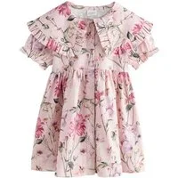 Next Jerseykleid Kurzärmeliges Kleid mit Kragen (1-tlg)