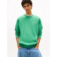 Tommy Jeans Sweatshirt TJM REG LINEAR CREW EXT mit Logostickerei