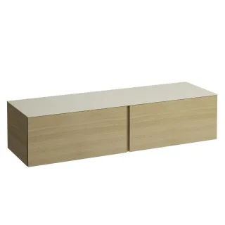 LAUFEN Waschtischunterschrank und Waschtischplatte ALESSI 500x1600x370 H4313300972501