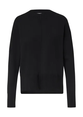 comma - Strickpullover schwarz - Gr. - 38