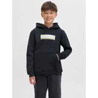 Jack & Jones Junior Kapuzensweatshirt JORINWOOD BLOCK BRANDING SWEAT NOOS JNR