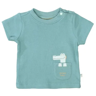 STACCATO - Kn.-T-Shirt washed petrol struc. - Gr. - 62