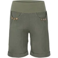 malito more than fashion Leinenhose malito Damen Bermuda aus Leinen, lässige kurze Hose, Shorts für den Bermuda aus Leinen