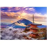 ENJOY Puzzle Puzzle ENJOY Puzzle Berg Fuji im Frühling, Japan 1000 Teile, Puzzleteile
