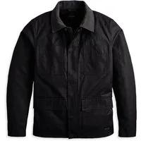 HARLEY-DAVIDSON Motorradjacke ADV Waxed Mesa Herren Freizeitjacke Biker Jacke Winddicht Protektoren verstellbaren Rücken, vorgeformten Ärmeln