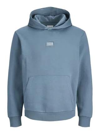 JACK&JONES - JJCORP GRAPHIC SWEAT HOOD JNR Blue Mirage - Gr. - 164
