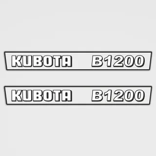 Kubota B1200 Aufkleber Set