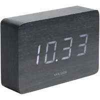 Karlsson Wecker Square Alam Clock Holz