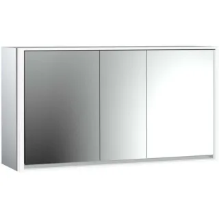 Emco Loft Aufputz-Lichtspiegelschrank 979805122 1600x733mm, LED, 3-türig, aluminium/Spiegel
