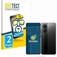 BROTECT Displayschutzfolie Schutzfolie für Xiaomi Poco X7 Pro (Display+Kamera), 2 Stück, Displayschutz Schutz Folie Klar Transparent